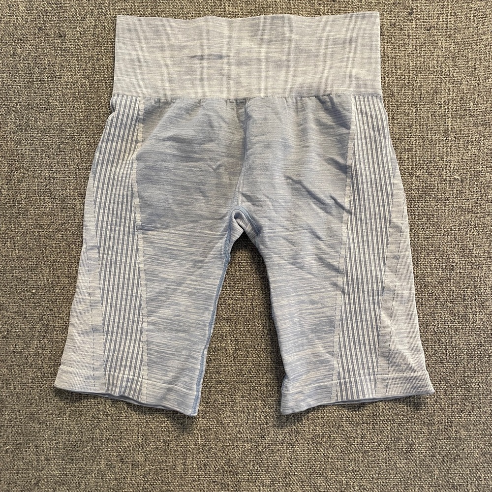Light Blue Biker Shorts